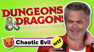 The Cast of "Dungeons & Dragons: Honour Among Thieves" Take A Moral Alignment Quiz
