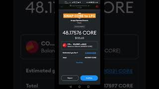 Download lagu How to swap CORE to LFG token mp3
