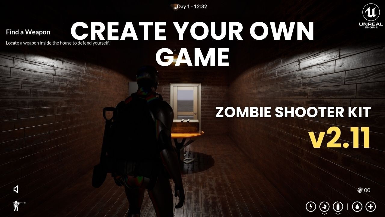 NEW UPDATE! Zombie Shooter Kit - Create your own survival game