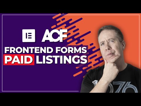 ACF Frontend Form Pro Pay To Add Listings NEW FEATURE Beta