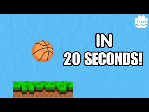 Bouncing Ball in 20 Seconds! Fast Godot 4 Tutorial.