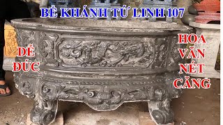 Hướng dẫn đúc bể khánh tứ linh 107 rất dễ đúc   Khuôn chậu Sơn Cương