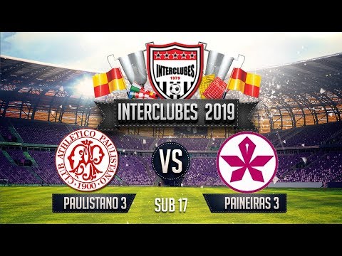 25/04/2019 - Interclubes - Sub 17 - Paulistano 3 x 3 Paineiras