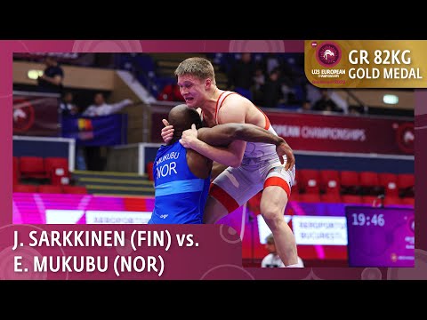 Gold Medal • GR 82Kg • Jonni Kunnari SARKKINEN (FIN) vs. Exauce MUKUBU (NOR)