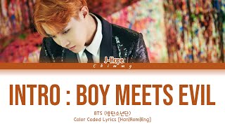 BTS (방탄소년단) J-Hope Intro: Boy Meets Evil (Color Coded Lyrics) [Han|Rom|Eng]