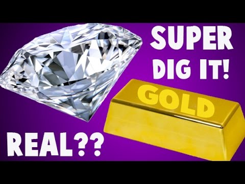 HUGE Gold and Diamond Dig It! Did I Find a REAL Diamond or Gold?