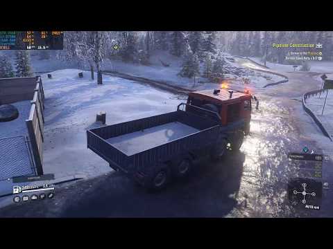 SnowRunner Walkthrough Part 85 - "Pipeline Construction" [2160p60]