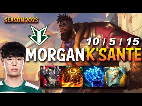 BRO Morgan K'SANTE vs FIORA Top - KR Ranked