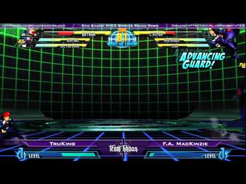 Epic Khaos May MvC3 Singles Round Robin - TruKing vs F.A. MacKinzie