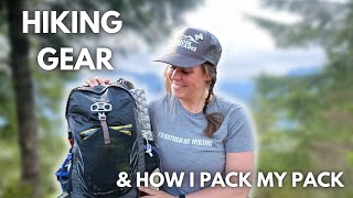 HIKING GEAR I Bring On A Day Hike + How I Pack My Day Hiking Backpack | 2021