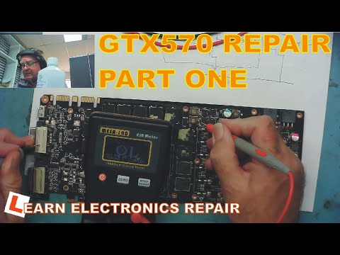 Learn Eelectronics Repair 2 Geforce GTX 280 GPU Graphics Card Repair Part 1