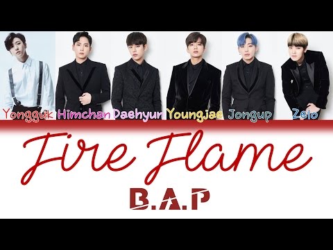 B.A.P (비에이피) - Fire Flame | Kan/Rom/Eng | Color Coded Lyrics |