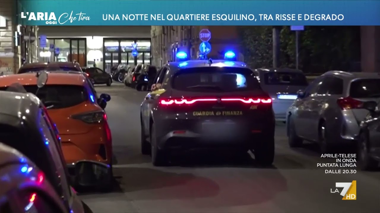 Una notte nel quartiere Esquilino, tra risse e degrado