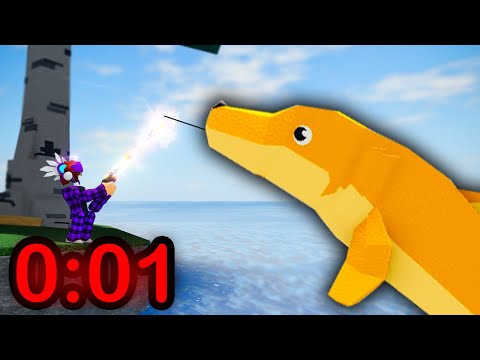 Can We Catch EVERY SEA 2 SECRET In 1 Hour? (Fisch)