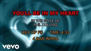 Phil Collins - You'll Be In My Heart (Karaoke)