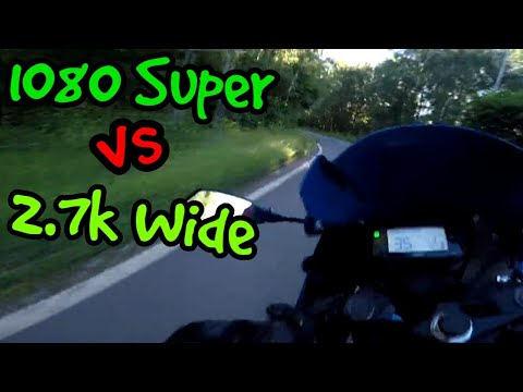 GoPro Hero 5 Black - 2.7K WIDE vs 1080p  SUPER Comparison