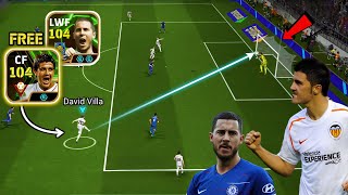 FREE D. VILLA 104 + 104 E. Hazard Epic Booster = ? 🥶💥 | FREE Epic || efootball 2025