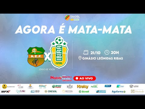 AEF (Entre-Ijuís) X Ibira Futsal - Oitavas de Final - Gauchão de Futsal Série B - 2023