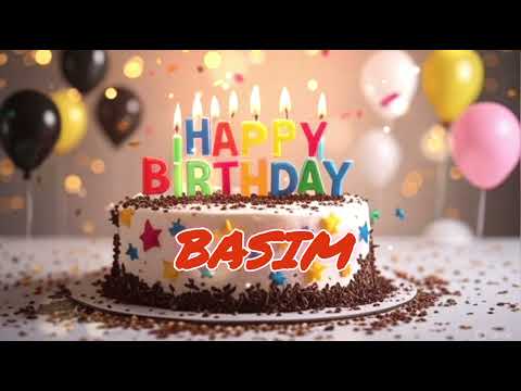 🎂 Happy Birthday Basim 🎉 | Beautiful Birthday Song for Basim | Universal Birthday Wishes 2025