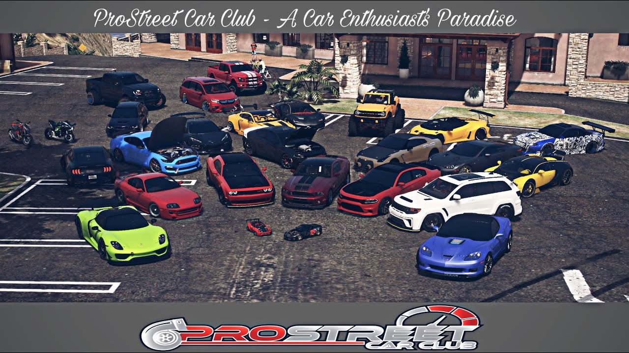 (PC) GTA FiveM ProStreet Car Club Server Intro| A Car Enthusiast's Paradise