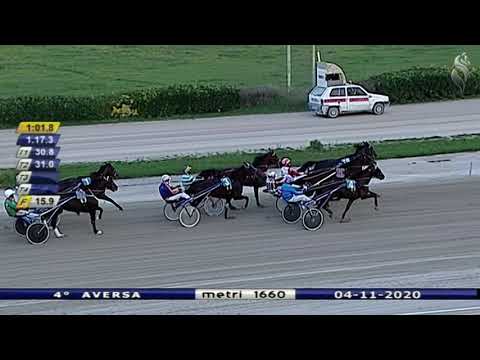 Aversa trotto 4 Novembre 2020 - 4° Corsa