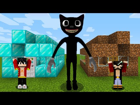 EN GÜVENLİ EV VS CARTOON CAT! 😱 - Minecraft