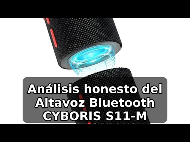 Vídeo relacionado con Chaies Altavoz portátil, diseño de robot, altavoz inteligente impermeable con sonido estéreo, dispositivo eléctrico impermeable como decoración de escritorio para viajes, fiestas, estudios
