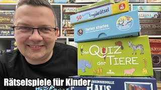 Rätsel Spiele für Kinder - Die Reihe geht weiter - Moses Verlag