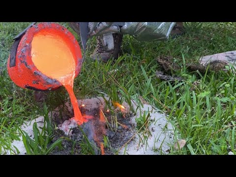 Massive Aluminum Anthill Casting #24