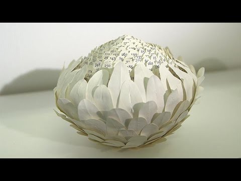 Breathing life into old books & embossing the natural world onto leather