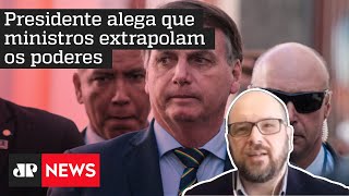 Polzonoff: ‘Bolsonaro decide jogar com a Constituição ao pedir processo contra Barroso e Moraes’