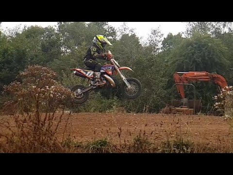 6 Year old MX kid Race Practise at J4M54 Motocross track.