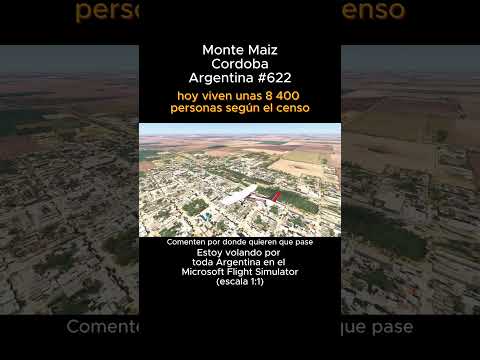 Monte Maiz, Cordoba desde el Microsoft Flight Simulator #Montemaiz #cordoba #msfs #joaha45