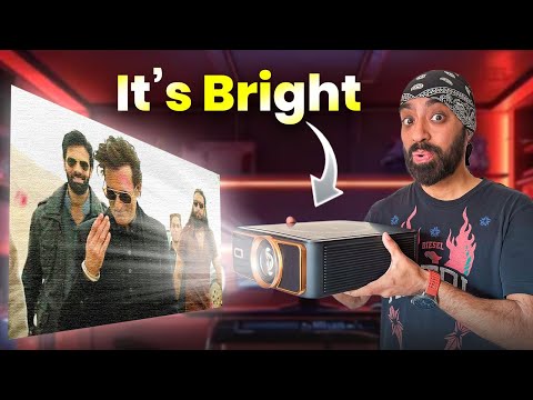 Bring Cinema Home - Fizix FX Pro Ai Smart Projector Review 🔥🔥