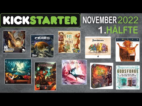 Brettspiele auf Kickstarter im November (1.Hälfte)!