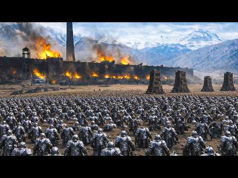 1,500 Dwarves vs 2,500 Mordor Orcs & Troll in Isengard - LOTR | Mount & Blade 2 Bannerlord