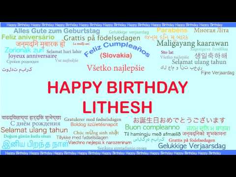 Lithesh   Languages Idiomas - Happy Birthday