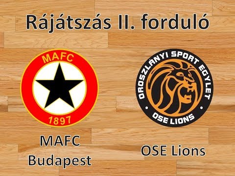 NBI/B: Rájátszás a Bajnoki címért / 2. forduló, első mérkőzés: MAFC - OSE Lions