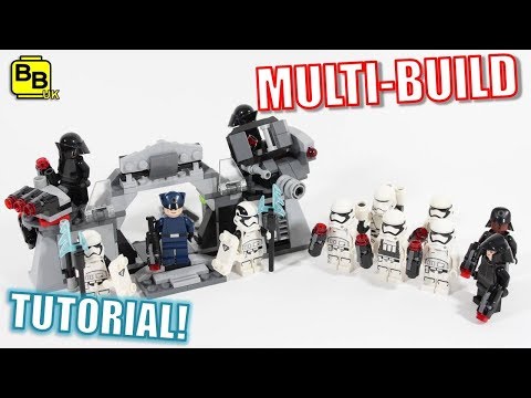 LEGO STAR WARS MULTI-BUILD X3 FIRST ORDER FRONTLINE BASE Video