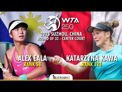 Alex Eala Returns to Court in Suzhou: Redemption Match vs Katarzyna Kawa | The Scorecard