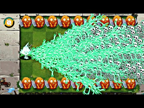 Pvz 2 which plant can kill 300 Pompadour Shellhead Zombie With Just 1 food plant?