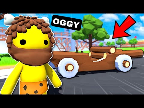 OGGY FOUND A SECRET CAVEMAN CAR IN WOBBLY LIFE!
