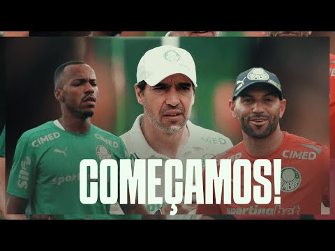 Palmeiras trains in two sessions and continues preparations for the season.