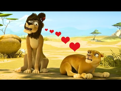 Jungle Love Story ❤️ Leon’s Heartfelt Moments 🦁😅 | Funny Animal Cartoons | Pop Teen Toons