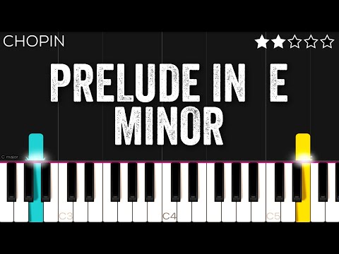Chopin - Prelude in E Minor (Op. 28 No. 4) | EASY Piano Tutorial