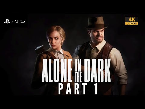 ALONE IN THE DARK Gameplay Walkthrough Part 1 FULL DEMO [4K 60FPS PS5] - No Commentary