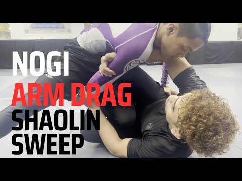 NoGi - Arm Drag Shaolin Sweep  by Kennedy | Cobrinha BJJ