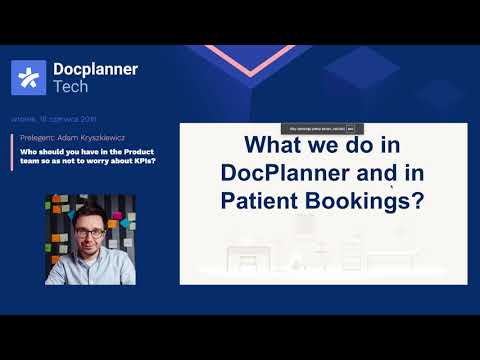 DocPlanner Tech #12 - Who should you have in the Product team so as not to worry about KPIs?