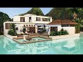 The Sims 4 Island Family Home Sulani Stop Motion | Dream Home Decorator Oasis Courtyard Kit |No CC