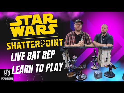 Star Wars: Shatterpoint Live Play as We Learn to Play Dooku/Ventriss v Anakin/Ashoka